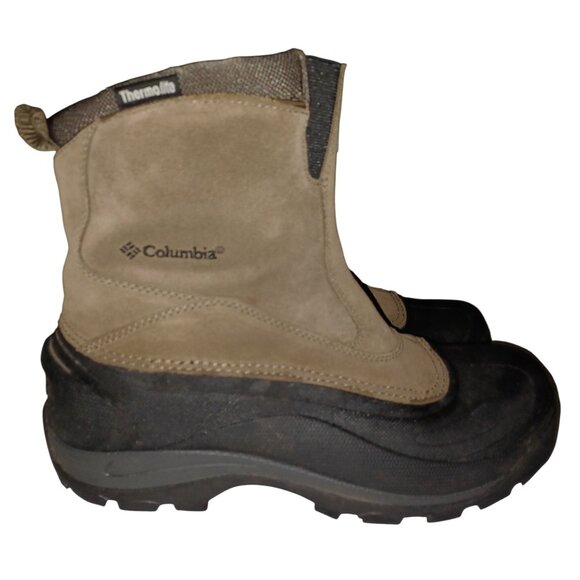 Columbia Cascadian Mountain Boots Brown Suede Water Resistant Mens Size 9 - Picture 2 of 14